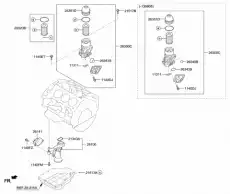 УПЛОТНИТЕЛЬНОЕ КОЛЬЦО МАСЛЯНОГО ФИЛЬТРА 263453CAB1 HYUNDAI