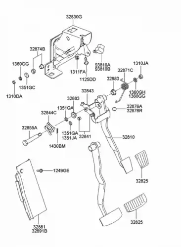 SPRING-RETURN 328152D100 HYUNDAI