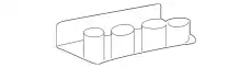  ФИКСАТОР МОЛДИНГА КРЫШИ 8725725010 HYUNDAI