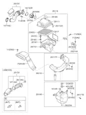 уплотнительное кольцо насоса охлаждающей жидкости 281153C105 HYUNDAI