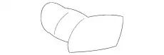 фиксатор молдинга 8771939520 HYUNDAI