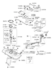 хомут шланга 1472020006B KIA