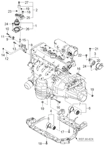 БОЛТ M10X18 1140410181 HYUNDAI
