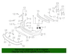 кронштейн бампера / bracket assy-rr bpr 866513M000 MOBIS