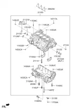БОЛТ М6 1140410606P MOBIS