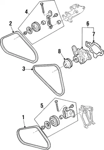 Ремень клиновой MAZDA B61115908A