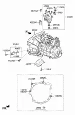 БОЛТ M10 1123308286P MOBIS