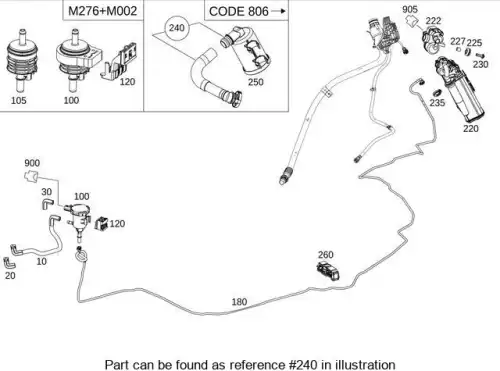 Фильтр воздушный MB 1664760000