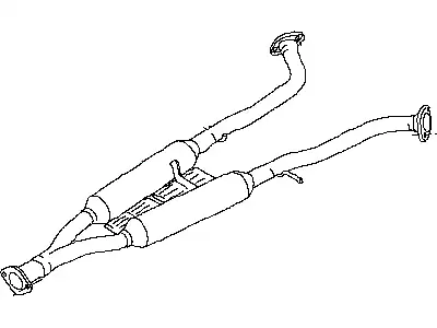 ГЛУШИТЕЛЬ 203001MM0A NISSAN