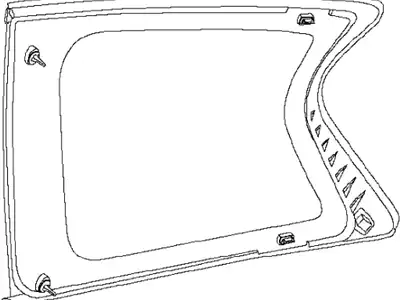 СТЕКЛО БОКОВОЕ 76831EG000 INFINITI