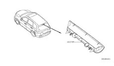 Фонарь задний NISSAN 265903JA0A