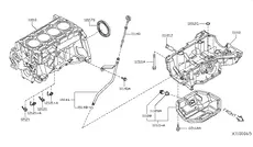Поддон картера двигателя INFINITI 111104BB0B