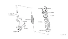 СТОЙКА АМОРТИЗАТОРНА E43033TN1C NISSAN