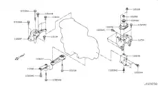 КРОНШТЕЙН ДВИГАТЕЛЯ 112534BB0A NISSAN