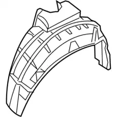 Подкрылок NISSAN 767483TA0A