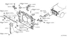 Усилитель бампера INFINITI 622901CA0A