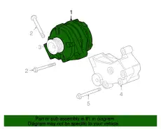alternator YLE500240E LAND ROVER