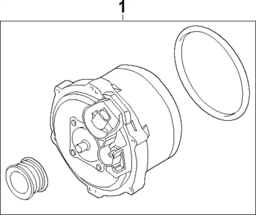 alternator YLE500190E LAND ROVER