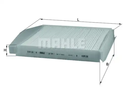 Салонный фильтр MAHLE LA 54/1