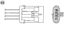O2 sensor OZA660-EE26 NGK
