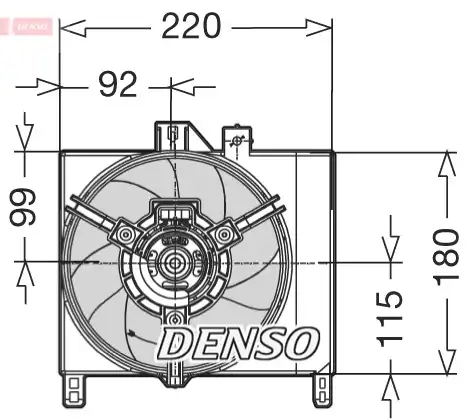 ВЕНТИЛЯТОР DER16003 DENSO