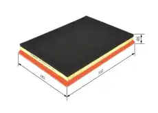 Фильтр воздушный BOSCH F 026 400 233