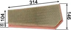 Фильтр воздушный JS ASAKASHI A0466