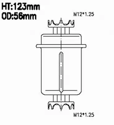 Топливный фильтр JS ASAKASHI FS6004U