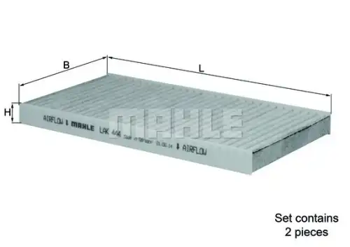 Салонный фильтр MAHLE LAK 444/S