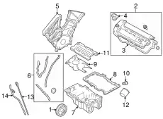 Фильтр масляный MAZDA ZZC423802