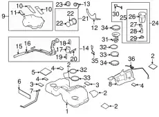 Топливный фильтр MAZDA L3M813ZE0D