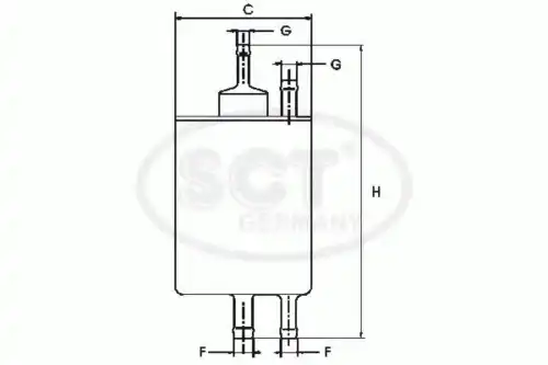 Топливный фильтр SCT ST 6083