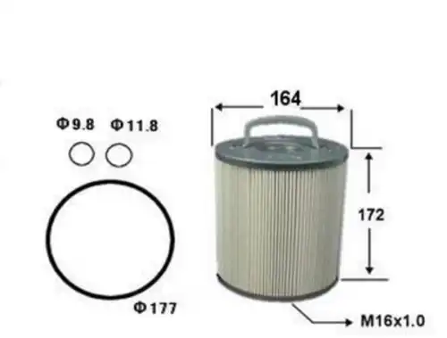 Фильтр масляный VIC O-569