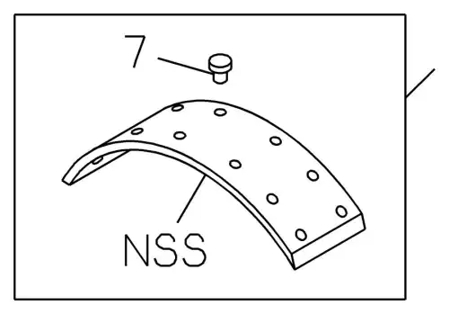 Накладки тормозные ISUZU 5878700280