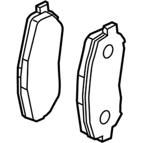 Тормозные колодки дисковые MAZDA B4Y03328ZB