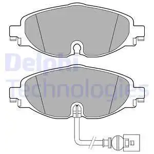 Тормозные колодки дисковые передняя ось DELPHI LP2698