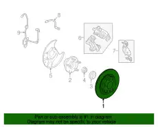 Тормозной диск FORD 9E5Z-2C026-B ,