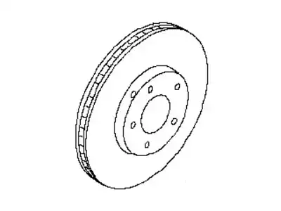 Тормозной диск NISSAN 402061JR1A