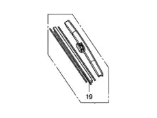 Щетка стеклоочистителя 76630SWAA01 HONDA 425/17'' мм/"