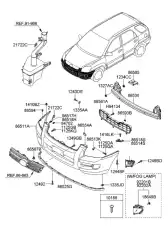 панель бампера 865111F510 KIA