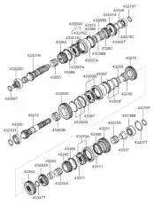 Шестерня КПП KIA 4328339020