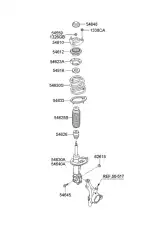 ПРУЖИНА ПОДВЕСКИ 546301M525 KIA