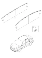  МОЛДИНГ КРЫШИ 872311G000 KIA