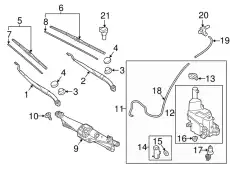 983513T600 НАКЛАДКА ЩЕТКИ СТЕКЛООЧИСТИТЕЛЯ KIA