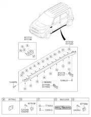 ПИСТОН КРЕПЛЕНИЯ МОЛДИНГА KIA SOUL 87756B2000