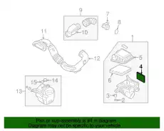 281172G100 SEAL-RUBBER KIA