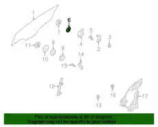 ШАЙБА D=10MM 8241527000 KIA