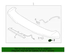 заглушка внутренней панели двери M055958868 KIA