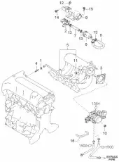 Кольцо уплотнительное автомобильное KIA ME30113338A