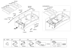 0BF7068865 ФИКСАТОР ВНУТРЕННЕЙ ПАНЕЛИ КРЫШИ KIA